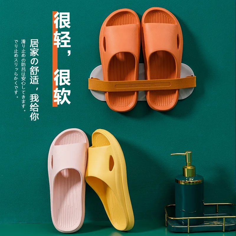 New Summer Couple Slippers Classics Bathroom Anti Slip Slippers Personality Indoor Women's Slippers Fashion Solid EVA Slippers