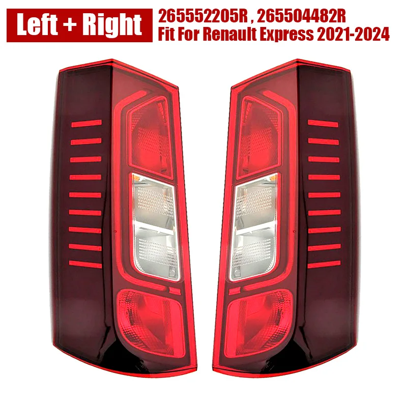 

Автомобильный задний фонарь, левый, правый задний стоп-сигнал в сборе, подходит для Renault Express 2021-2024 265504482R, 265552205R