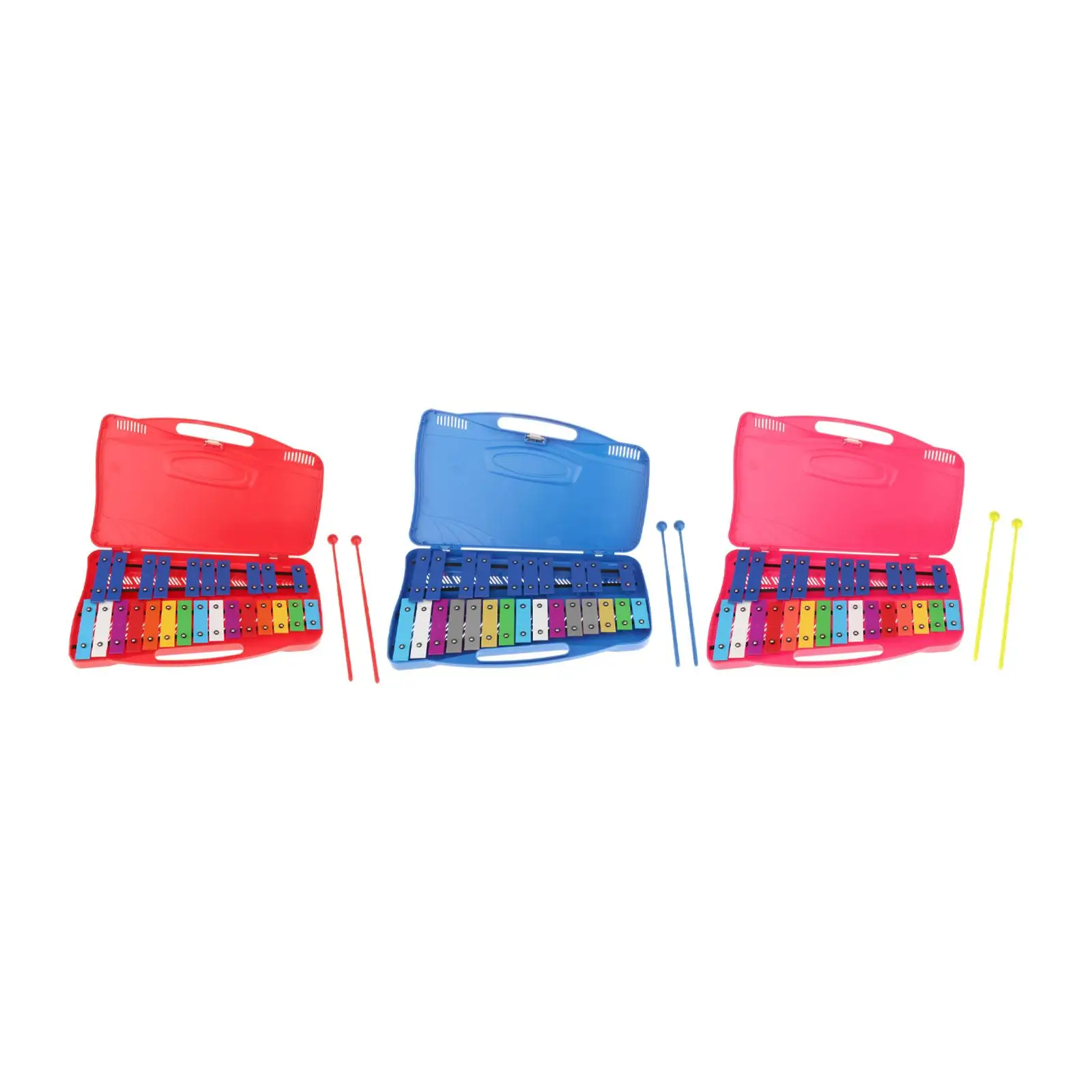 

25 Note Xylophone Perfectly Tuned Glockenspiel with Case and Two Mallets for Preschool Baby Kids Adult Percussion Instruments