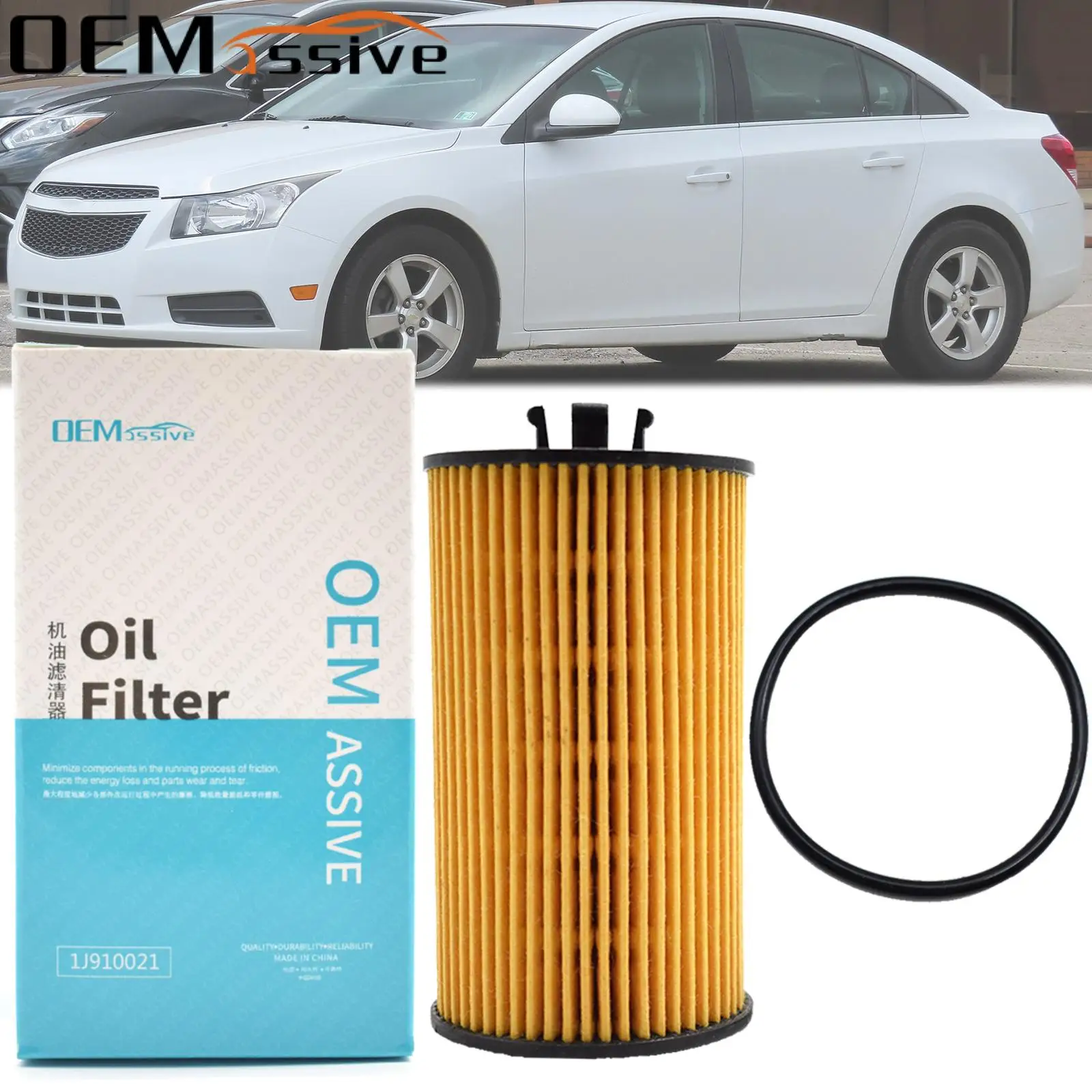 

Oil Filter For Chevrolet Holden Cruze J300 2009 - 2017 Daewoo Lacetti Premiere Holden F16D4 F18D4 LDE 2H0 1598CC 1796CC Engine