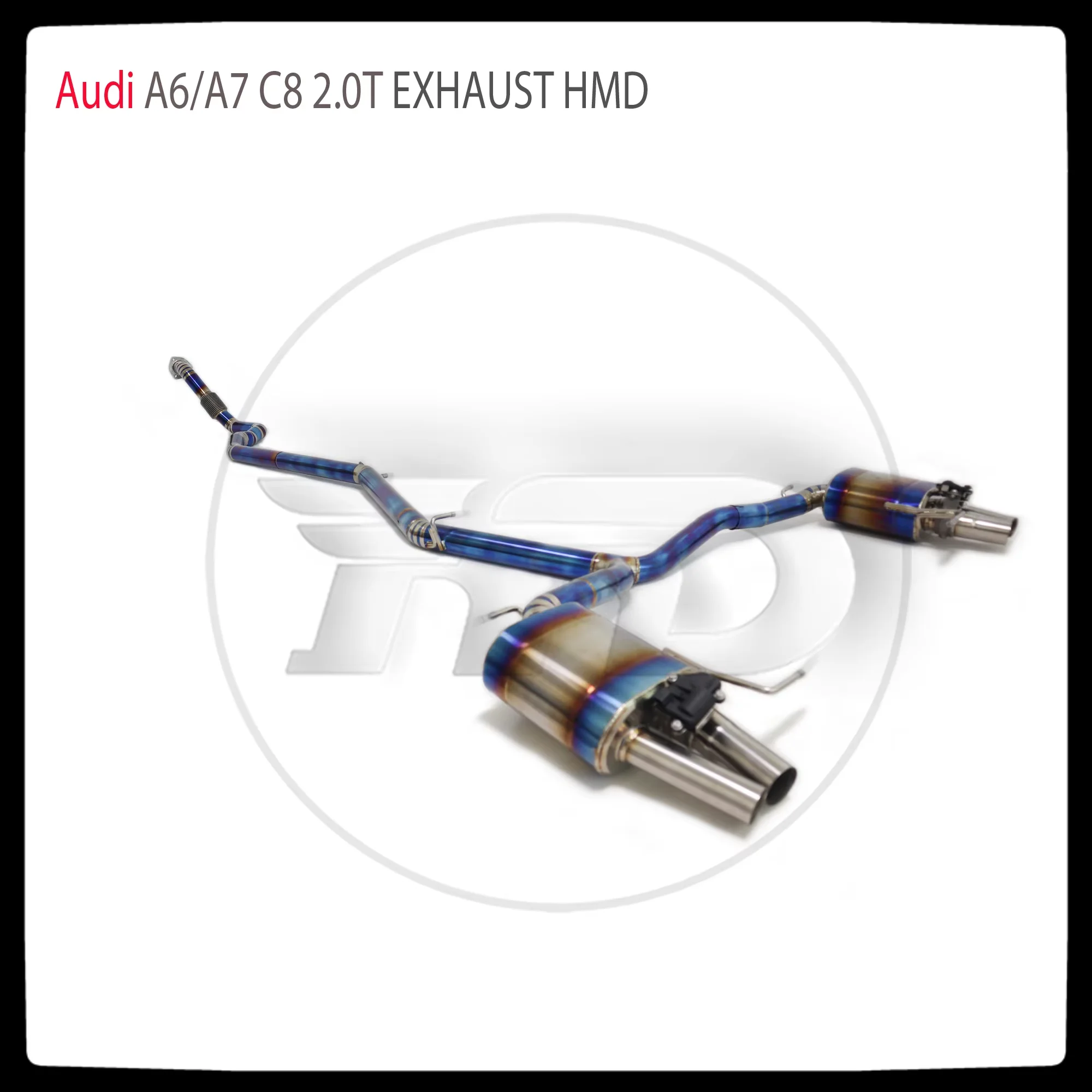 Выхлопные системы из титанового сплава HMD Performance Catback для Audi A6 A7 C8 2 0T глушитель