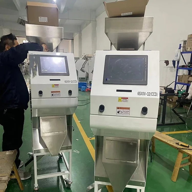 Маленькая мини-сортировочная машина для сортировки цвета риса сортировочный