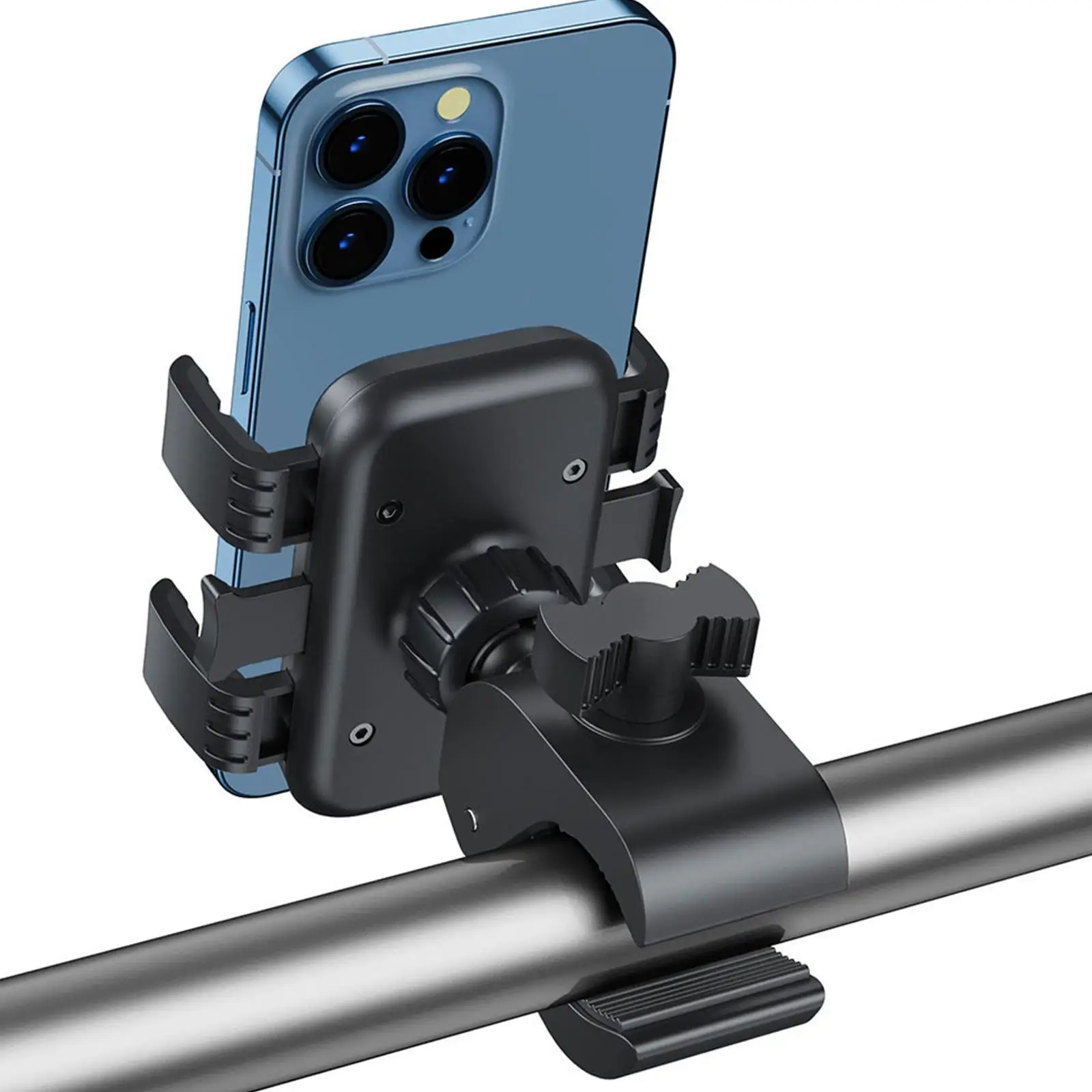 

360 Rotable Motorcycle Bike Phone Holder Stand Handlebar Clip Stand Mount Cell Phone Holder Bracket