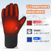 heating gloves winter electric warm waterproof motorcycle gloves ski gloves
