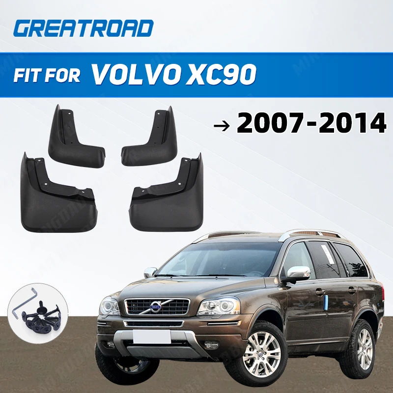 

Для VOLVO XC90 2007-2014 брызговики 2008 2009 2010 2011 2012 2013, передние и задние автомобильные брызговики, брызговики, брызговики, крыло