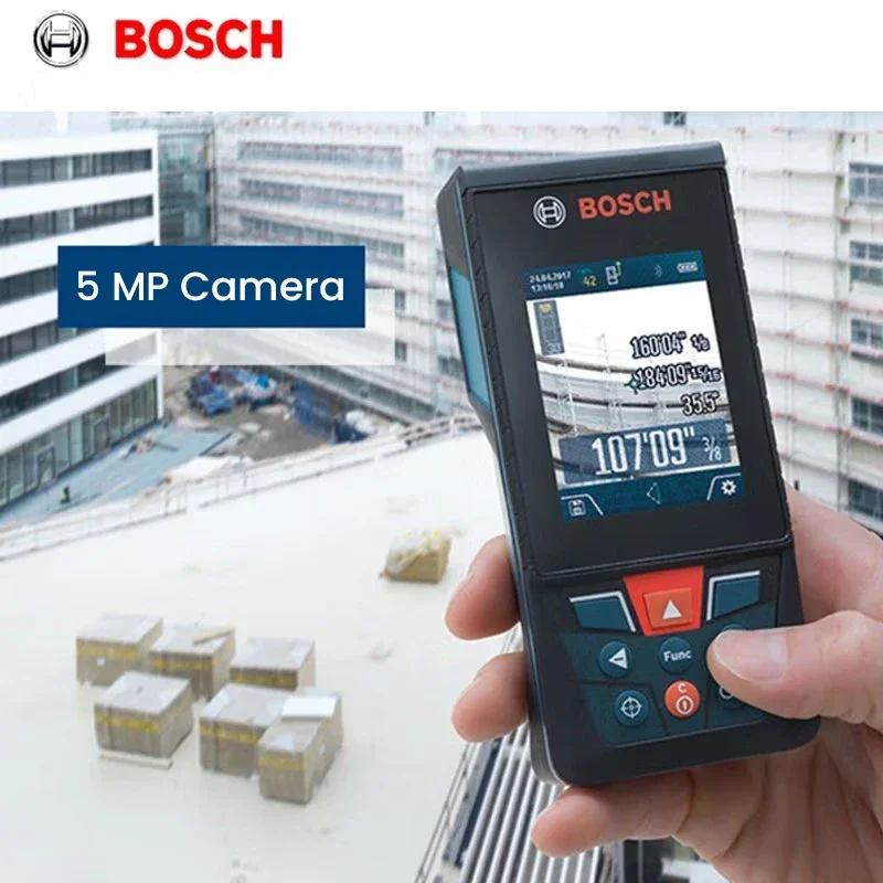 Фото Лазерный дальномер Bosch GLM 100-25C Professional, оптический измеритель расстояния 100 м, точное геодезическое оборудование №3