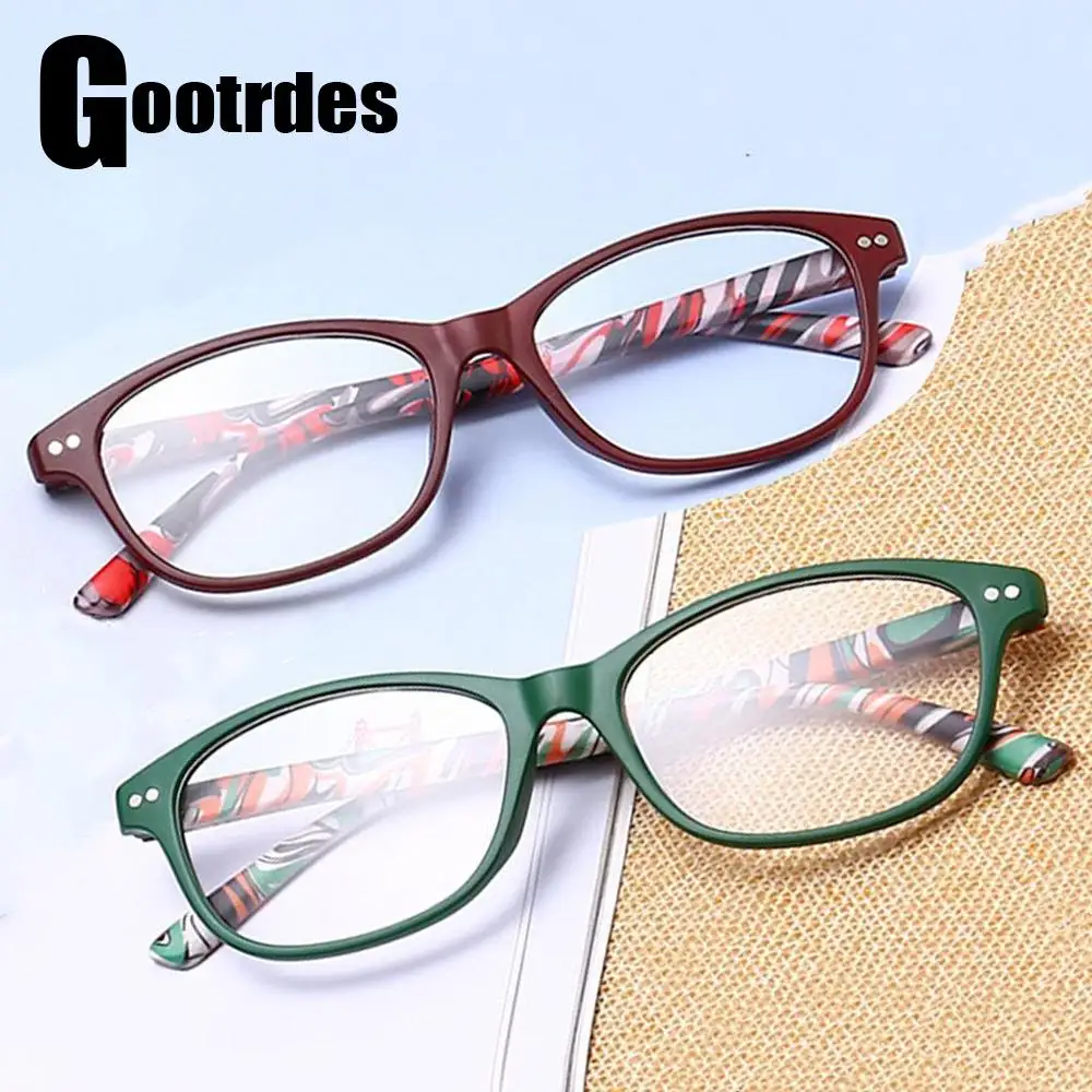 

Fashion Stripe Print Reading Glasses Men Women High-definition Presbyopic Glasses Ultralight Comfortable Eye Protection Eyewear