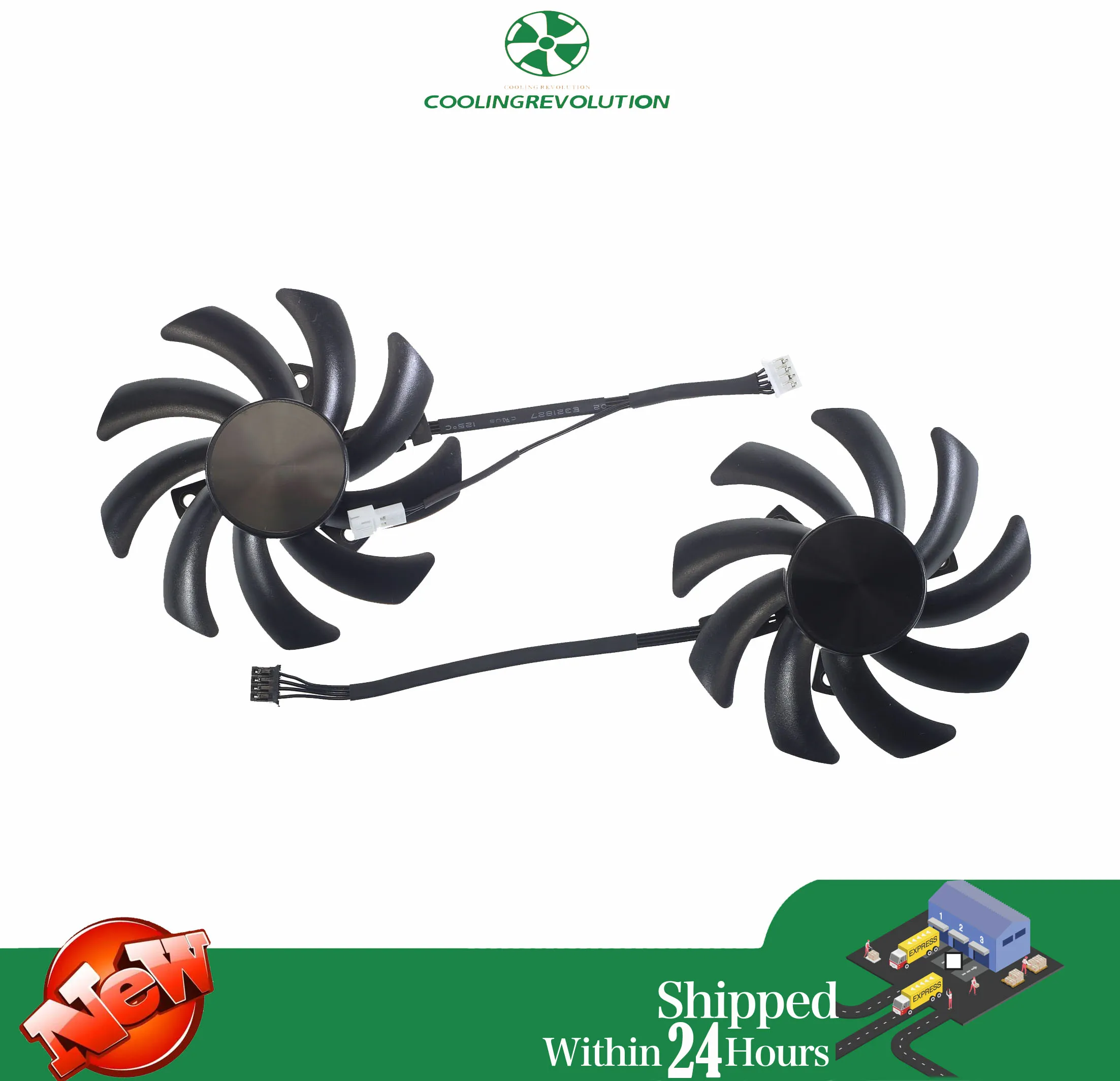 Вентилятор для графической карты Lenovo/Dell/HP RTX 3060 TI 85 мм