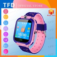 kids smart watch sos lbs location camera photo child phone voice call match game flashlight smartwatch for boys and girls