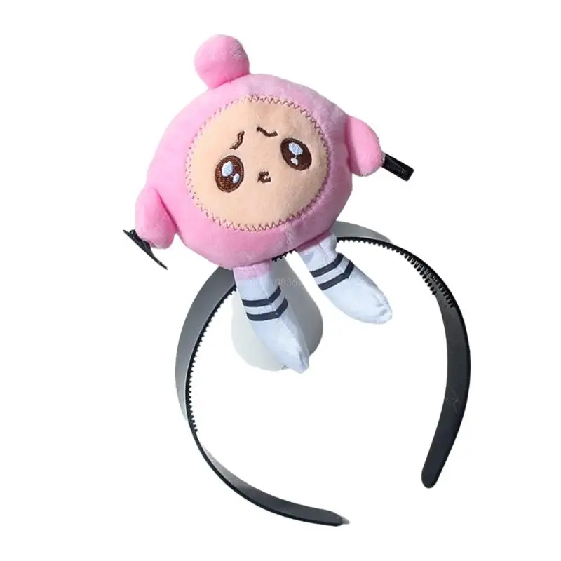 Забавная повязка для волос Eggy с заколками школьных игр и театральных