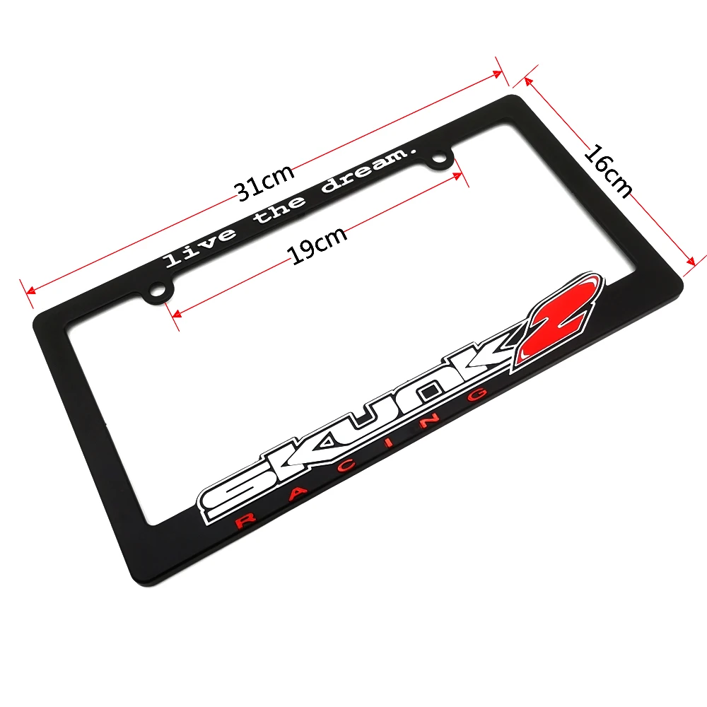 1 шт. автомобильный Стайлинг SKUNK2 значок рамка номерного знака автомобиля