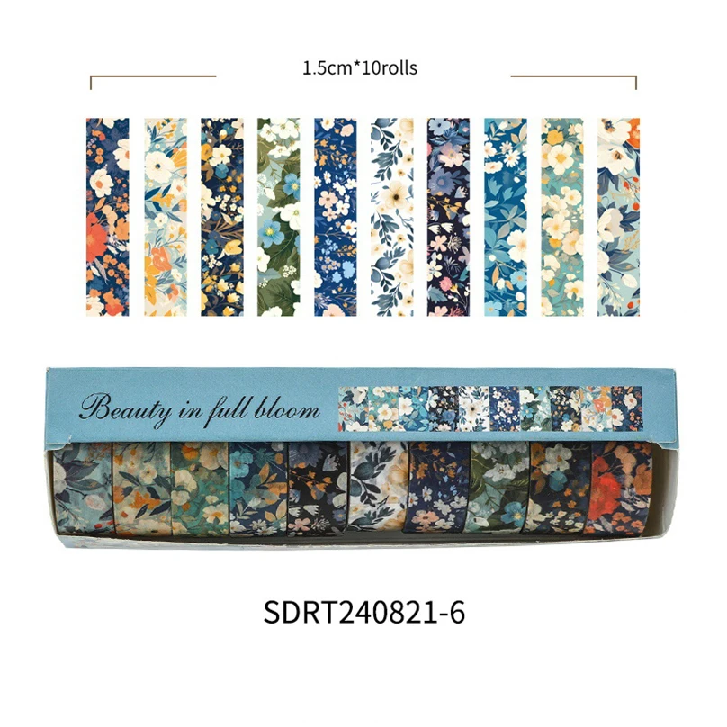 

Ленты васи с цветами YOUQIWJ набор для скрапбукинга