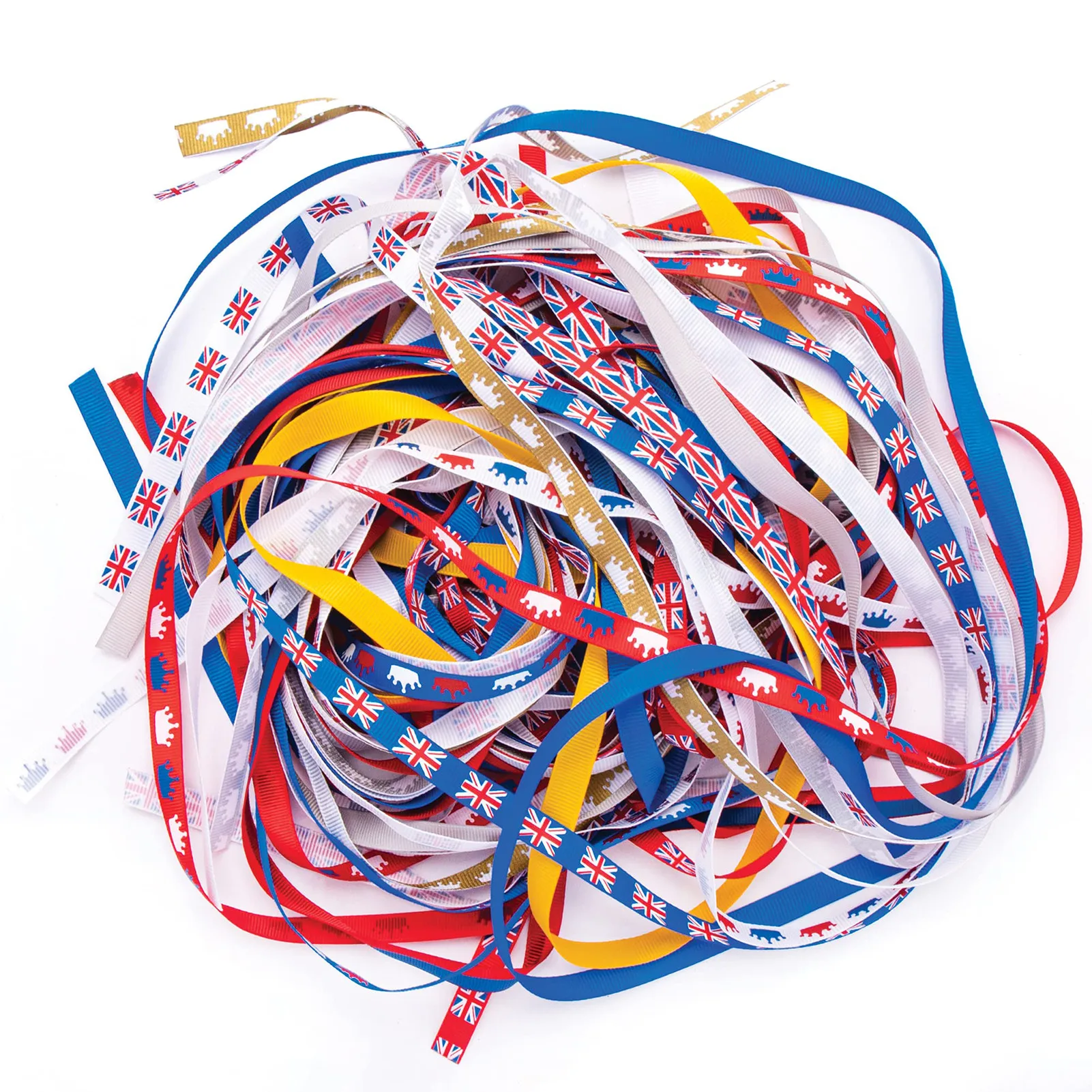 

Union Jack Flag Ribbon For Crafting Britain Theme Ribbon For 2022 Queen's 70th Jubilee Parties Party Ribbon Home Decoration For