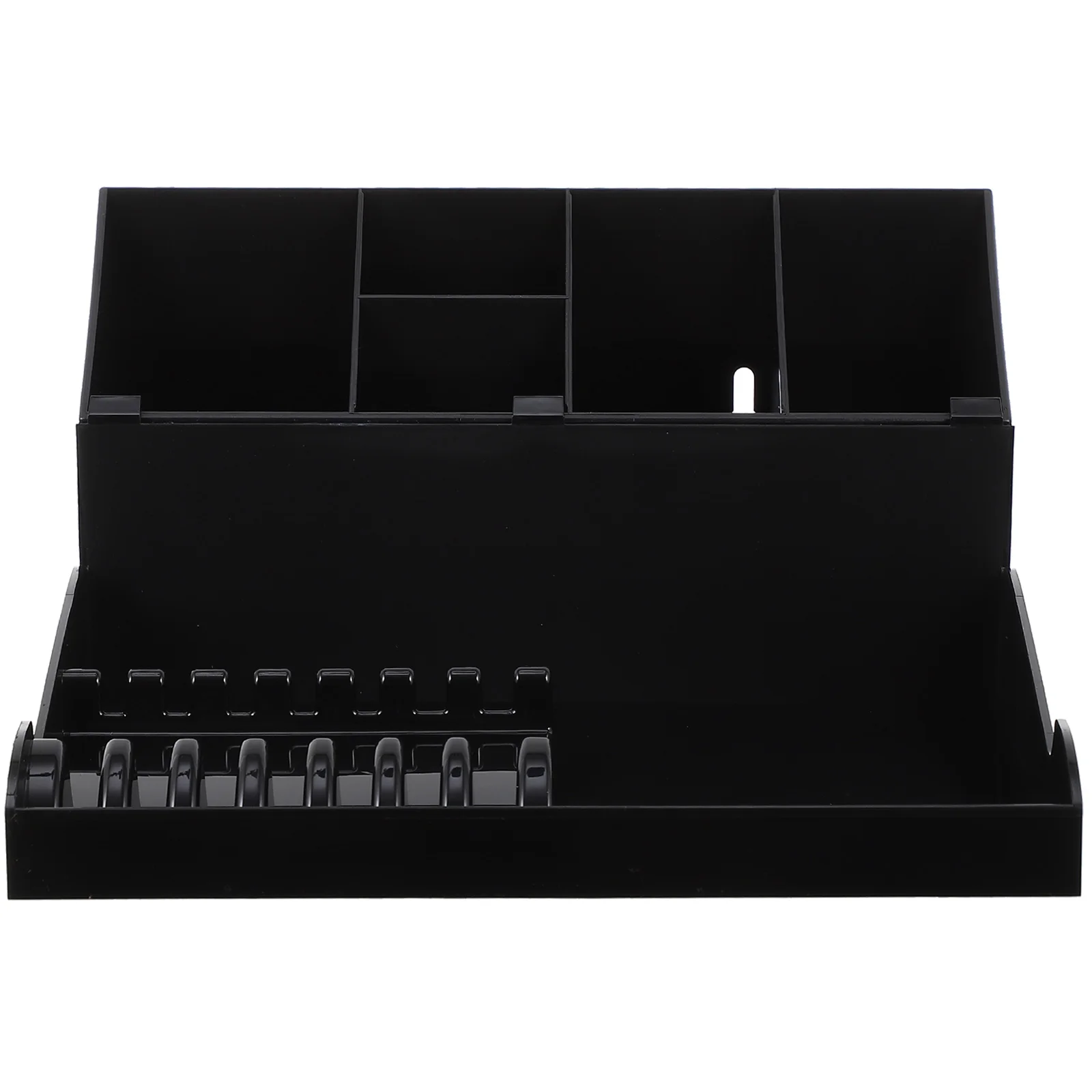 

Hairdressing Tool Storage Para Guardar Haircut Holder Organizer Scissor Comb Tray Cutting Abs Barber