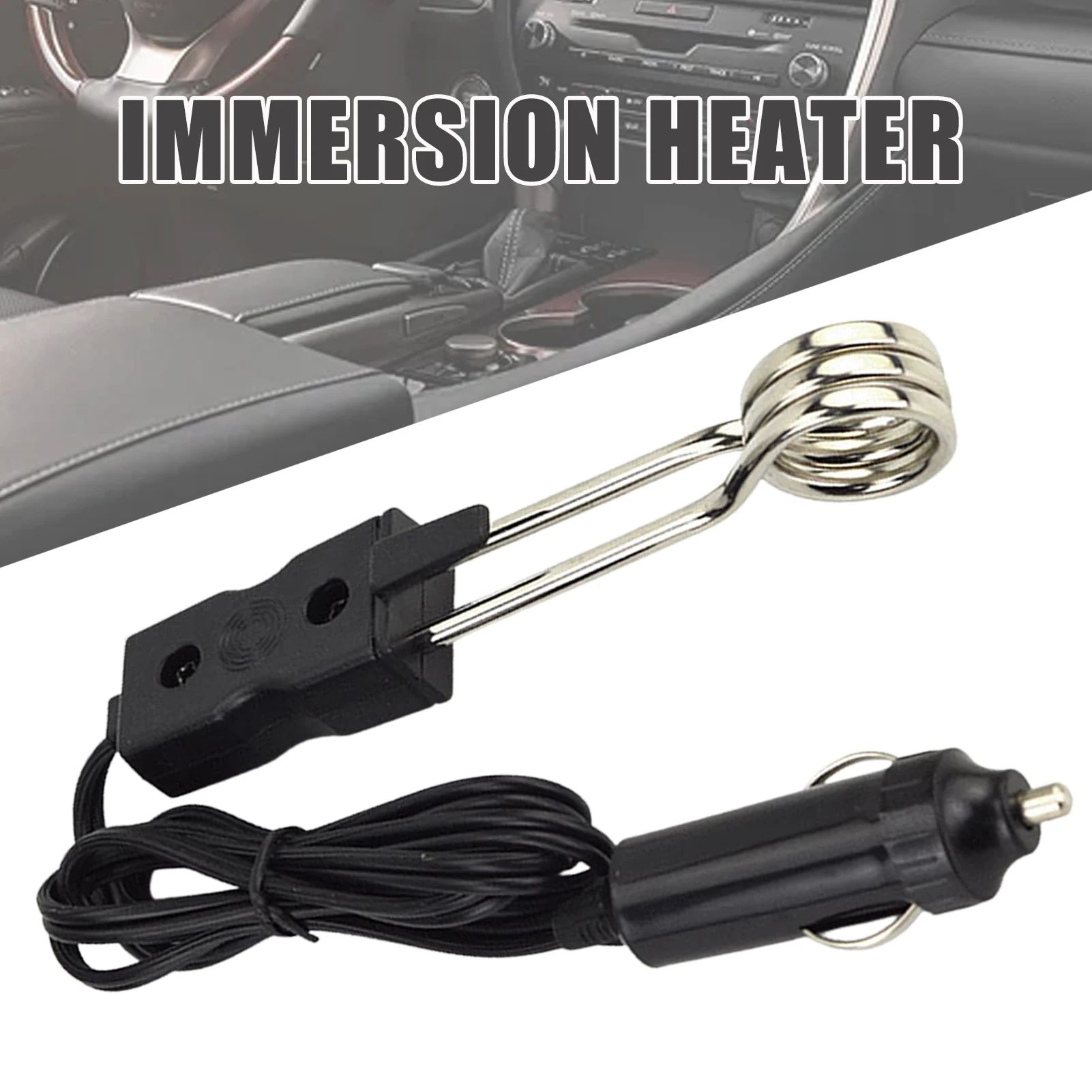 

New Portable High Quality Safe Warmer Fashion Durable 12V 24V Car Immersion Heater Auto Electric Tea Coffee Water Heater
