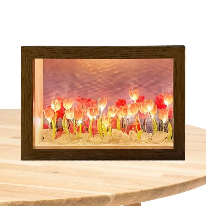 

Tulip Night Light Flower Night Lamp Tulip Light Beautiful And Romantic Flower Lamp For Bedroom