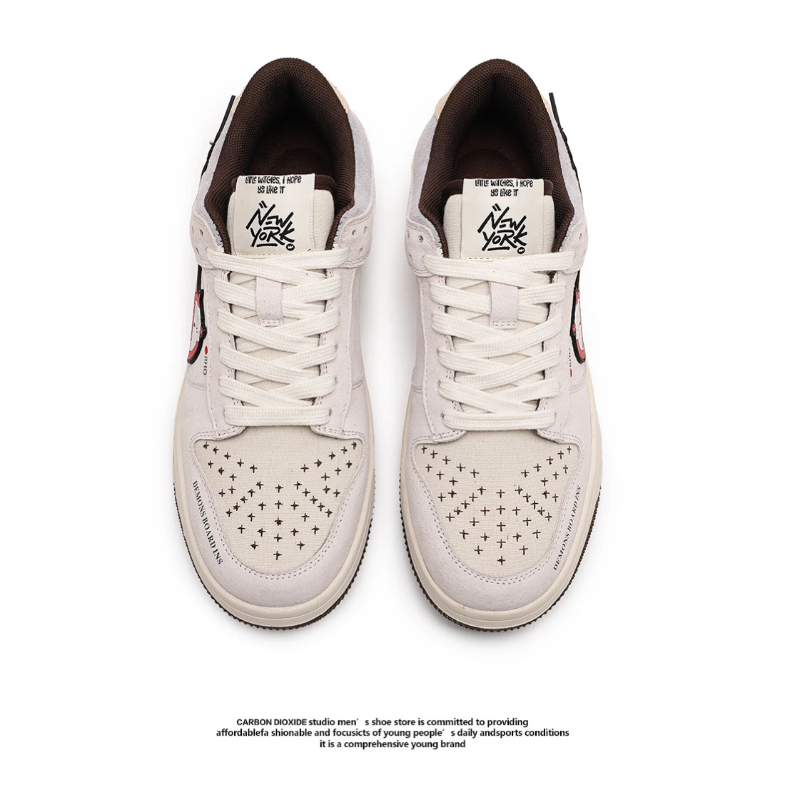 Кроссовки Y2K мужские/женские в стиле ретро модная обувь для тенниса с демоном