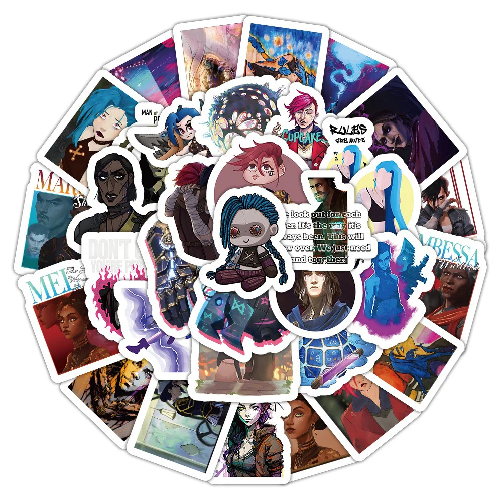 10/30/52 шт. Крутые мультяшные тайные наклейки Аниме Игровые DIY Канцелярские