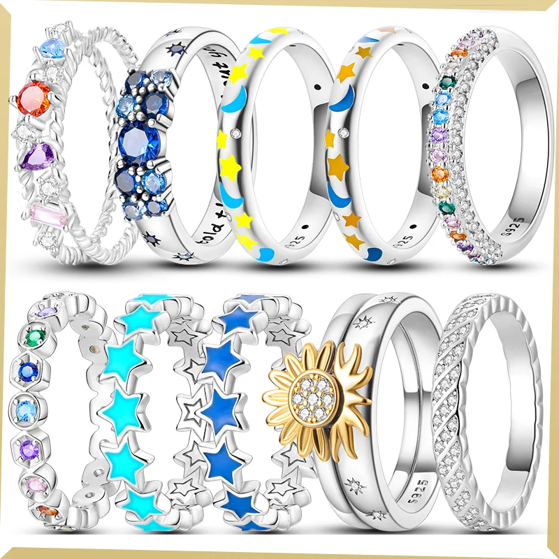 

Женское серебряное кольцо с Луной