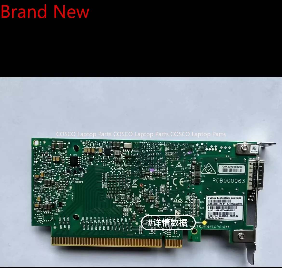 Фото Совершенно новый оригинальный CX455A для Mellanox MCX455A-ECAT ConnectX-4 VPI 100GbE, однопортовая карта адаптера Infini Band, 100% тест в порядке №4