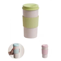 water cup good durable leak proof water coffee cup with protective sleeve for travel water bottle coffee mug