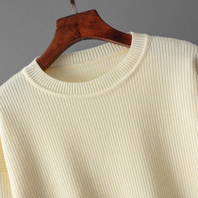 Женский трикотажный спортивный костюм свободный свитер с высоким воротом и