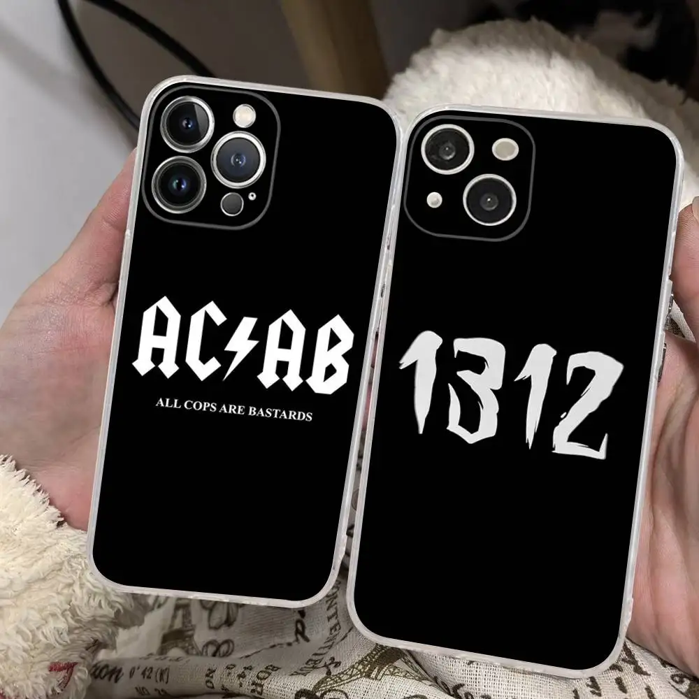 Фото Чехол для телефона Acab Ultras для iPhone 17, 15, 14, 13, 11, 12, 16 Pro Max Plus Mini, прозрачный силиконовый мягкий чехол-футляр №2