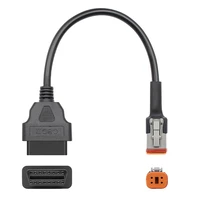 obd motorcycle cable for harley davidson motorcycle 4 pin to 16 pin obd2 diagnostic cables adapter connector obd ii can bus