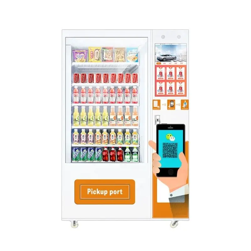 

Snacks And Drinks Vending Machine Mini Shop With Touch Screen Monitor For Sale