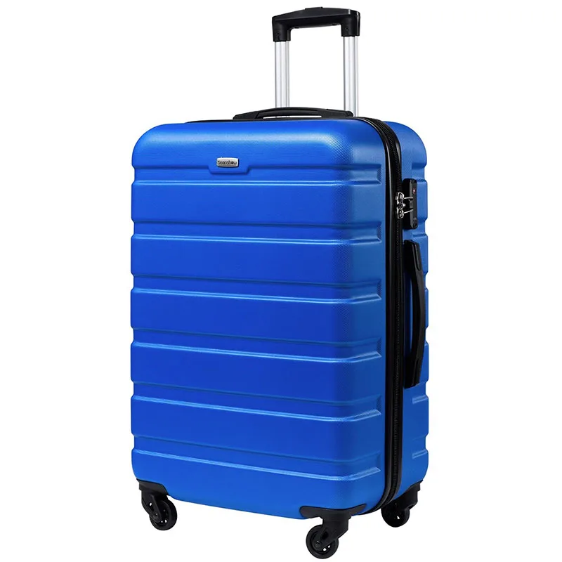 

Travel Spinner Rolling Luggage High Quality Trolley Case 20'' Carry On Suitcase Wheels Boarding 24 inch ABS+PC S12500-S12507