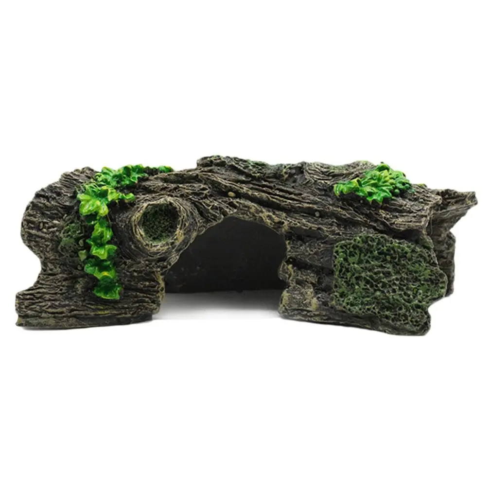 

Aquarium Decoration Fish Shelter House Resin Crafts Fish Tank Decoration Fish Tank Supplies Simulation Escape Hole