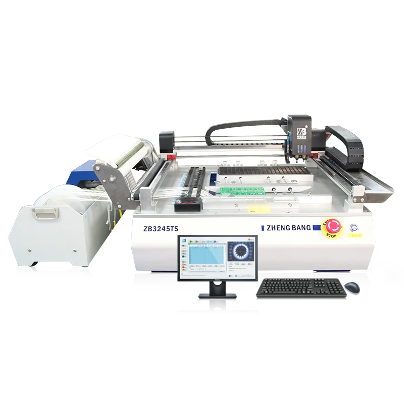 

Zhengbang SMD Desktop LED Pick And Place Machine Automatic 2 Head Smt Pick And Place Machine High Speed LED Making Machine