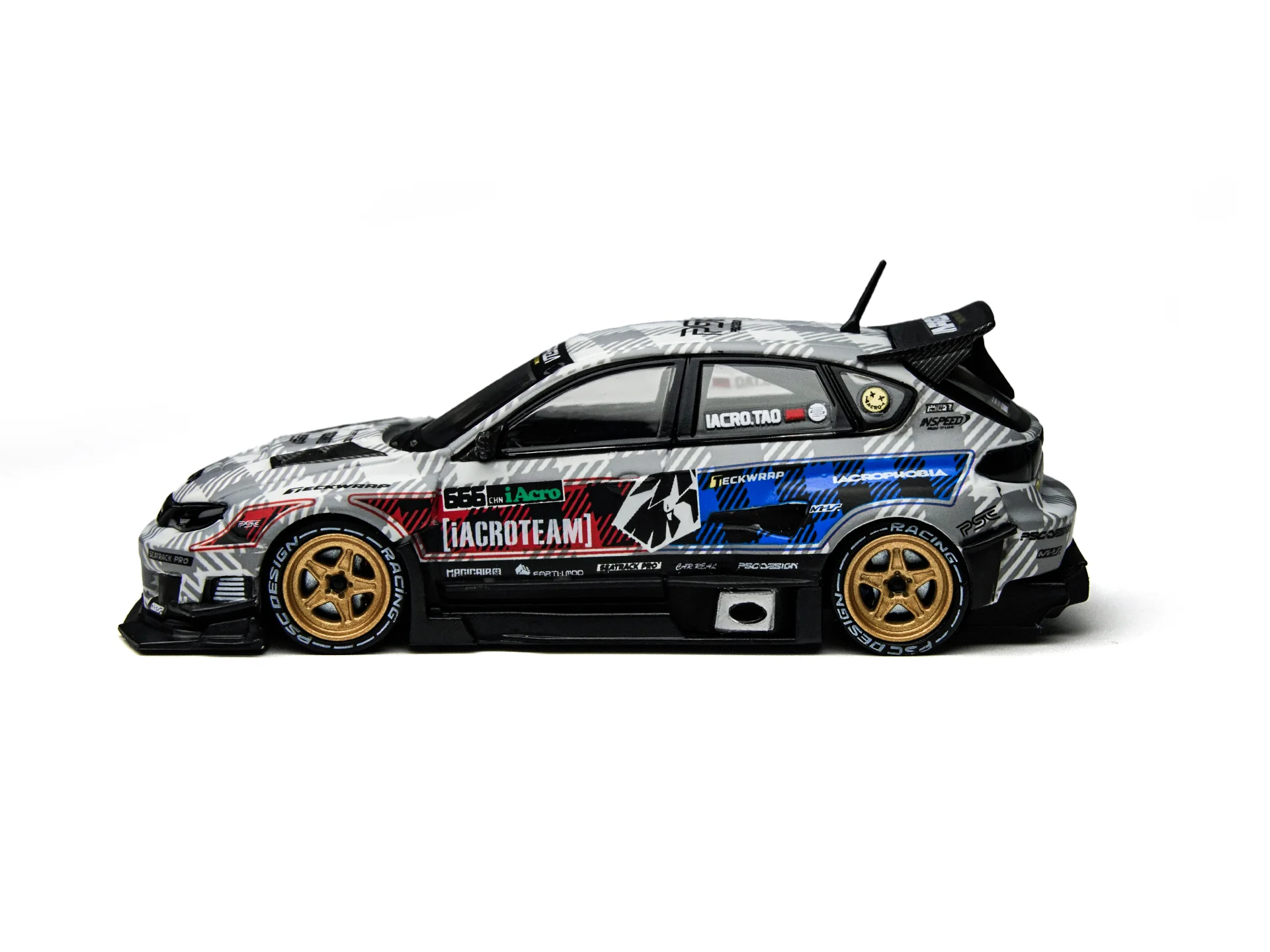 Модель автомобиля TimeMicro1:64 Impreza WRX STI Raider IAcro Special Edition из литого сплава для хобби, коллекционирования и демонстрации (art.: 3920d96266fba) - 3920d96266fba
