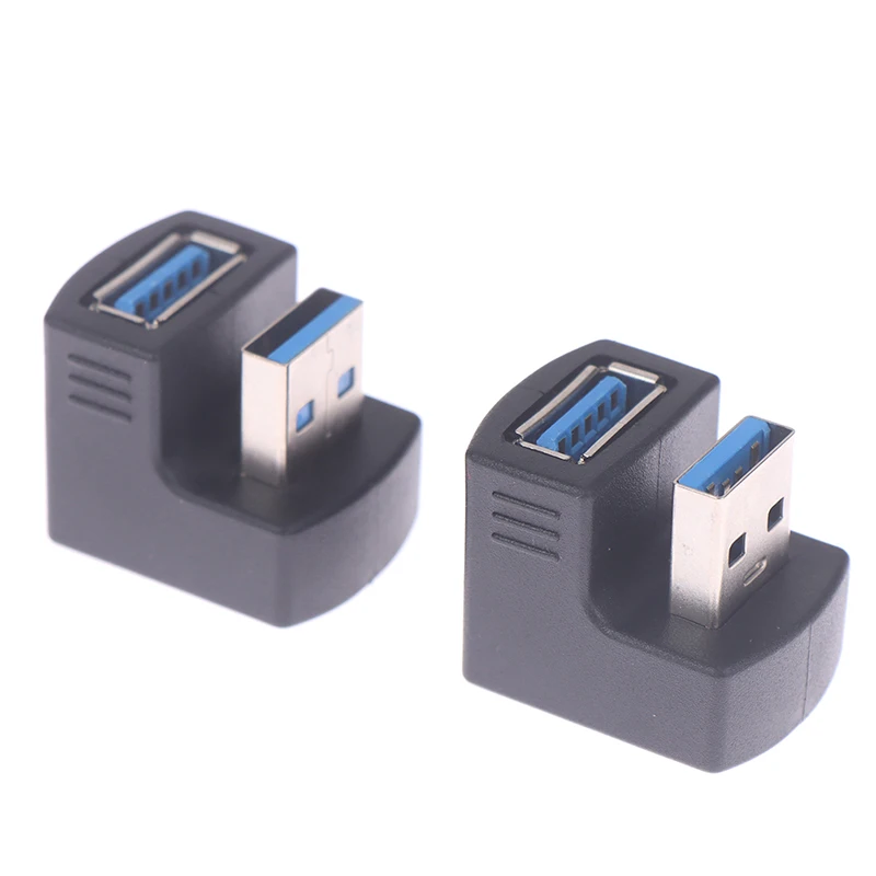 

Вверх и вниз 180 градусов Угловой USB 3,0 адаптер A штекер-гнездо удлинитель