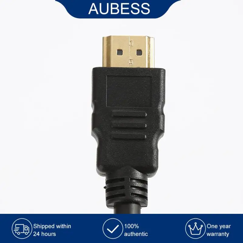 

Male to 3RCA AV Composite Male RCA Cable HDMI-compatible M/M Connector Adapter Cable Cord Transmitter Cable TXTB1