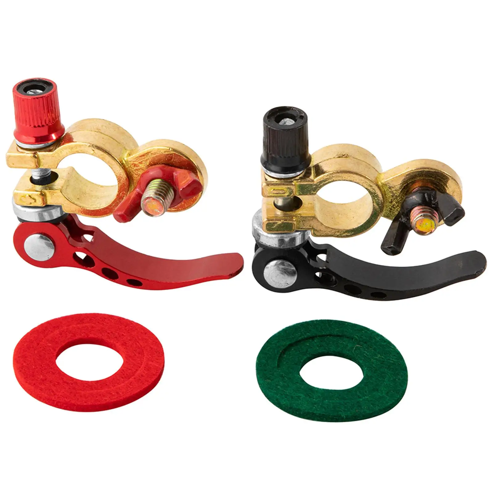 2-х шт. автомобильные клеммы разъемы зажимы аккумулятора аксессуары