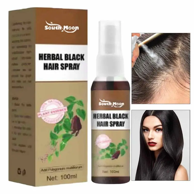 Temporary Moisturizing Hair Spray 3.4 Fl Oz Hair Darkening Supplement Deep Conditioning Repairing Hair