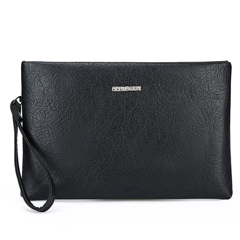 Fashion Soft PU Leather Men Handbag Casual Business Money Day Clutch Bag High Quality Durable Male Cardholder Case bolsas