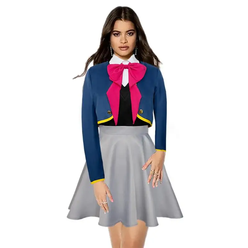 

Костюм для косплея Oshi No Ko из аниме «хошино», костюм для косплея светлой девушки, костюм хошино акуамарина, костюм для косплея, сценическая шк...