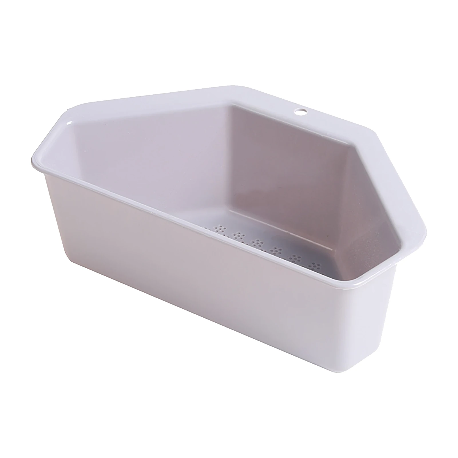 

1PCS Triangular Kitchen Sink Strainer Drain Fruit Vegetable Drainer Basket Punch-Free Multifunctional Kitchen Sink Filter Shelf