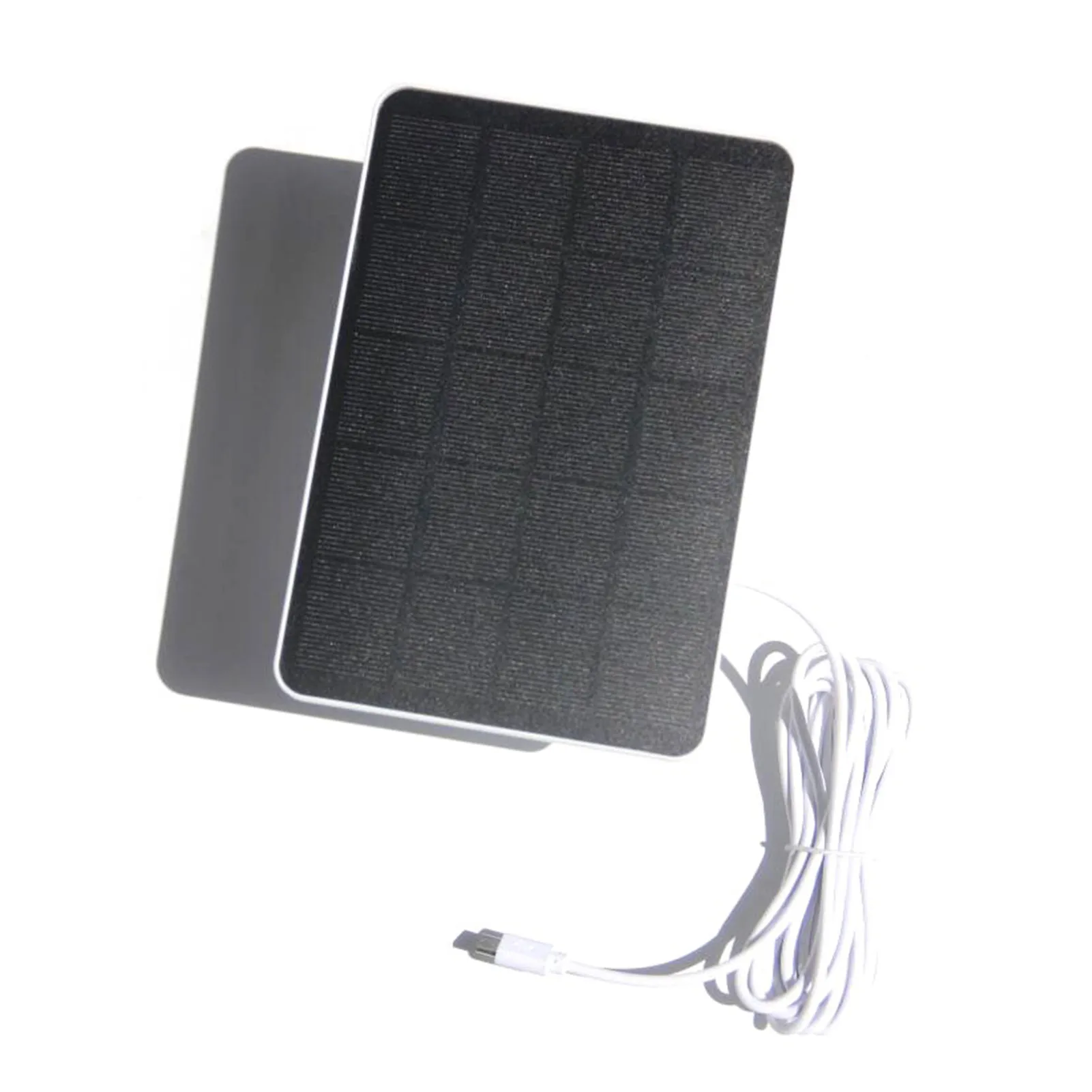 Painel Solar da Fonte de Alimentação para Câmera de Segurança ao ar Livre sem Fio à Prova d Água Não-parar de Carregar com 3m Cabo de Carregamento 5v 4w