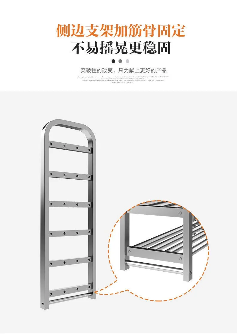 

Простая полка для обуви из нержавеющей стали, дверь, общежитие, домашний экономичный однотонный стеллаж для хранения в помещении, многоуровневый шкаф для обуви