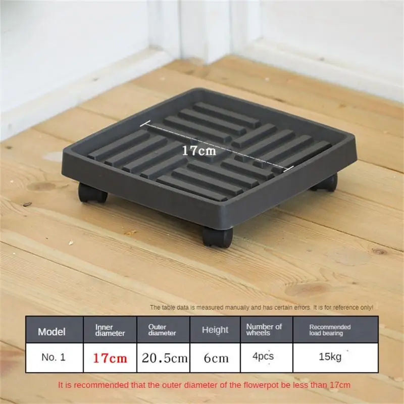 2024 Поднос для ежедневного использования горшков с колесами Круглый подвижный