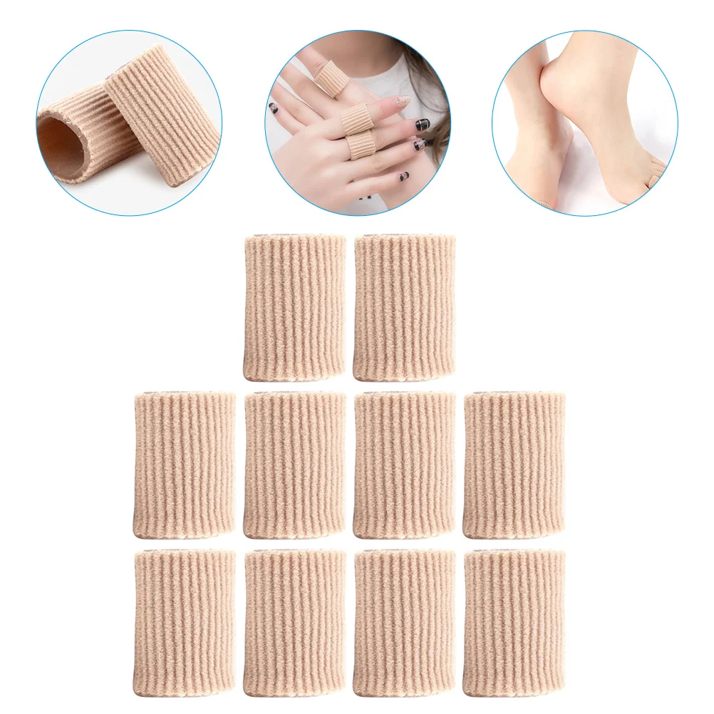 

10 Pcs Elasticity Toe Cover Man Silicone Bandages Hammer Corrector Women Sebs Anti-wear Covers