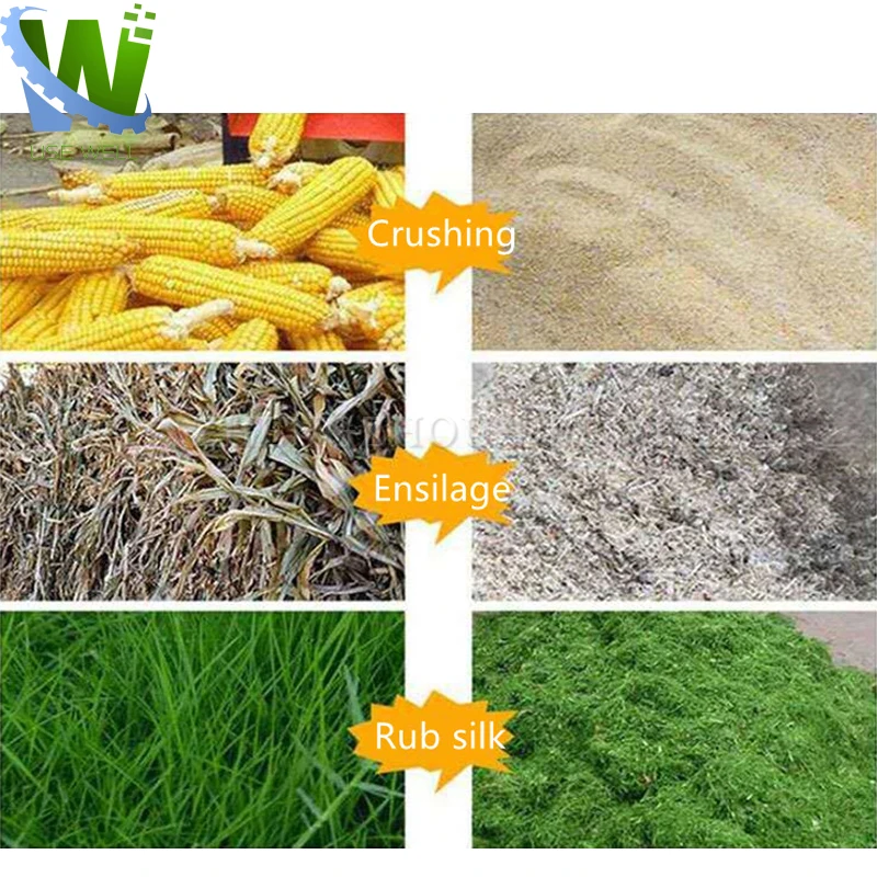 Корм для крупного рогатого скота измельчитель смеситель дробилка машина