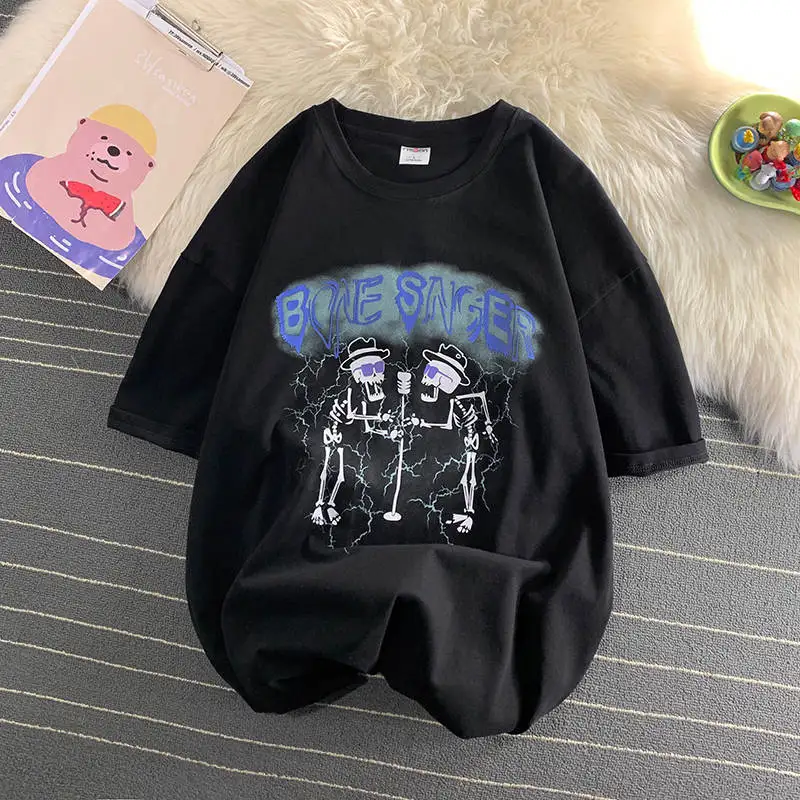 

2022Summer New Casual Men 'S Trendy Cotton Short Sleeve Half SleeveTT-shirt