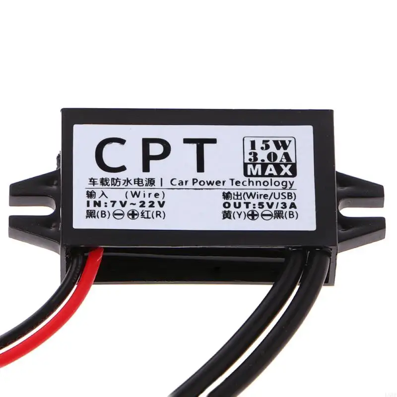 L5BF Автомобильный 12 В до 5 3A 15 Вт двойной USB-переходник для зарядного устройства