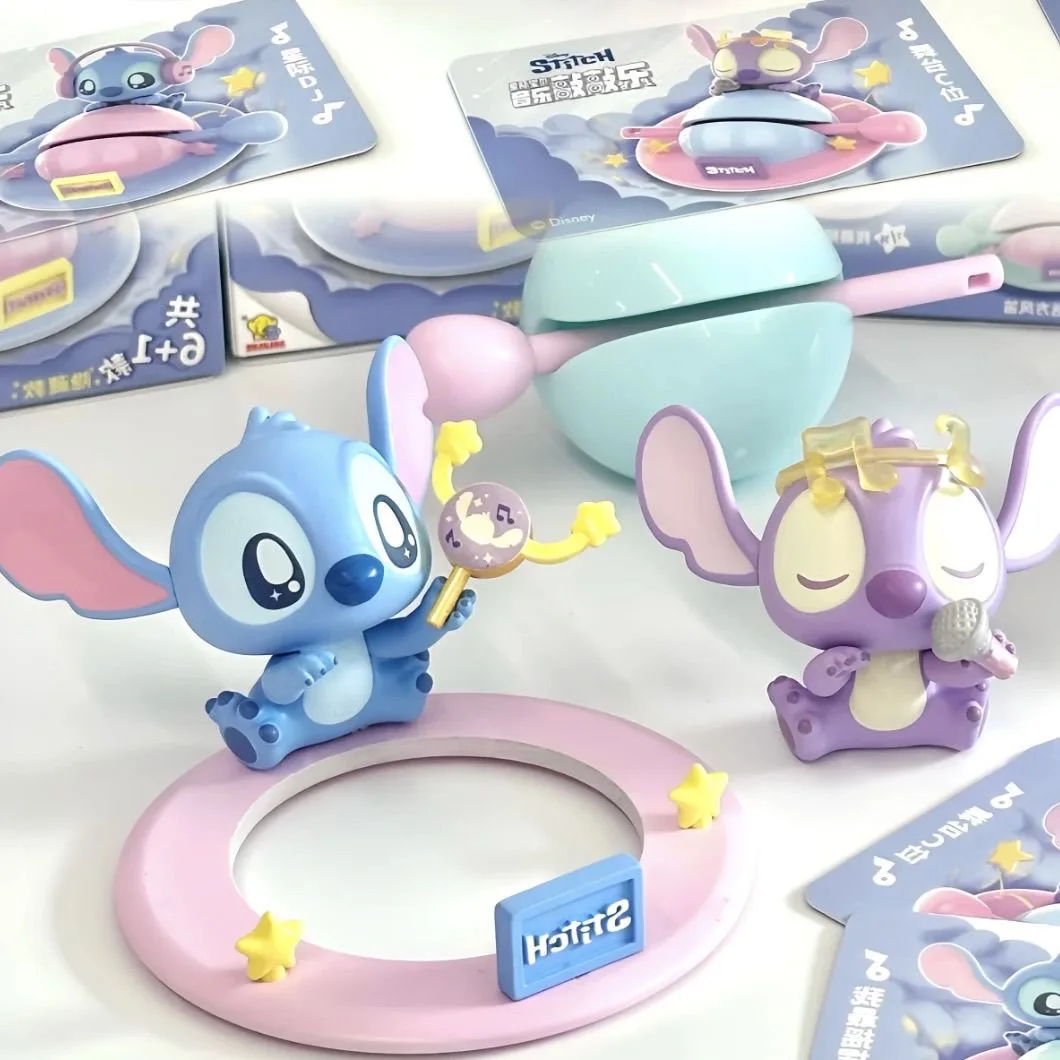 Disney Stitch деревянный молоток фигурка мультфильм музыка стук стежок ПВХ модель