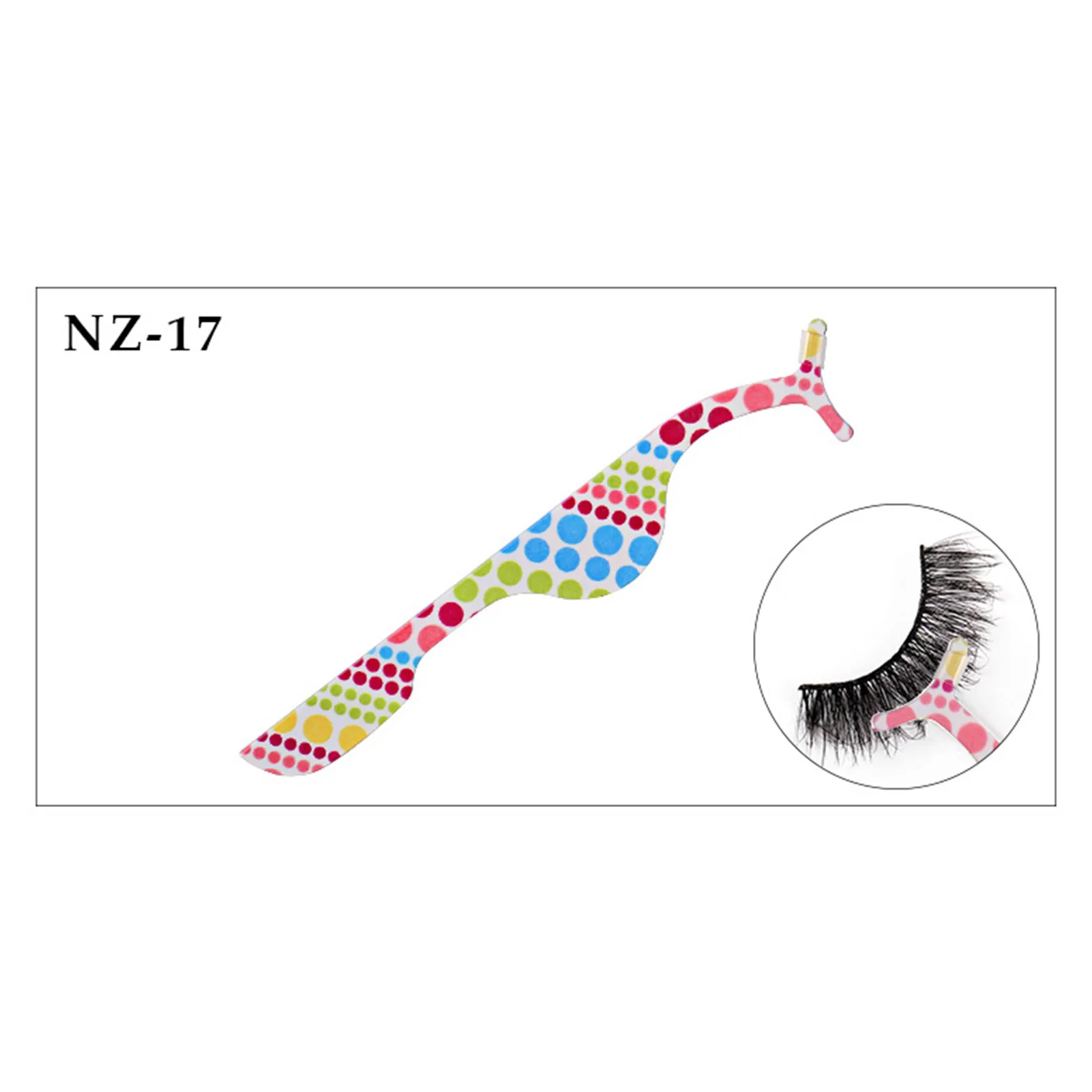 

Beauty Eyelash Curler Tweezers Durable Precision Perfectly Aligned Tips for Beginners Professional Salon C44