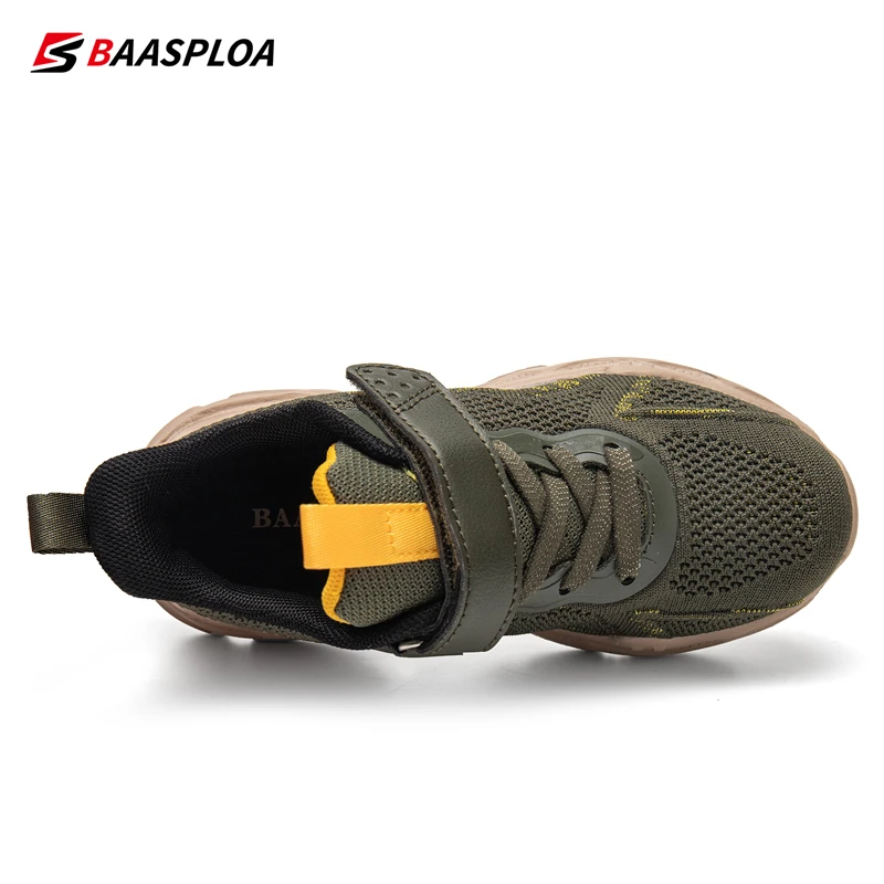 Детские Кроссовки Baasploa Для Бега 2024 Дышащая Спортивная Обувь С Сеткой Унисекс